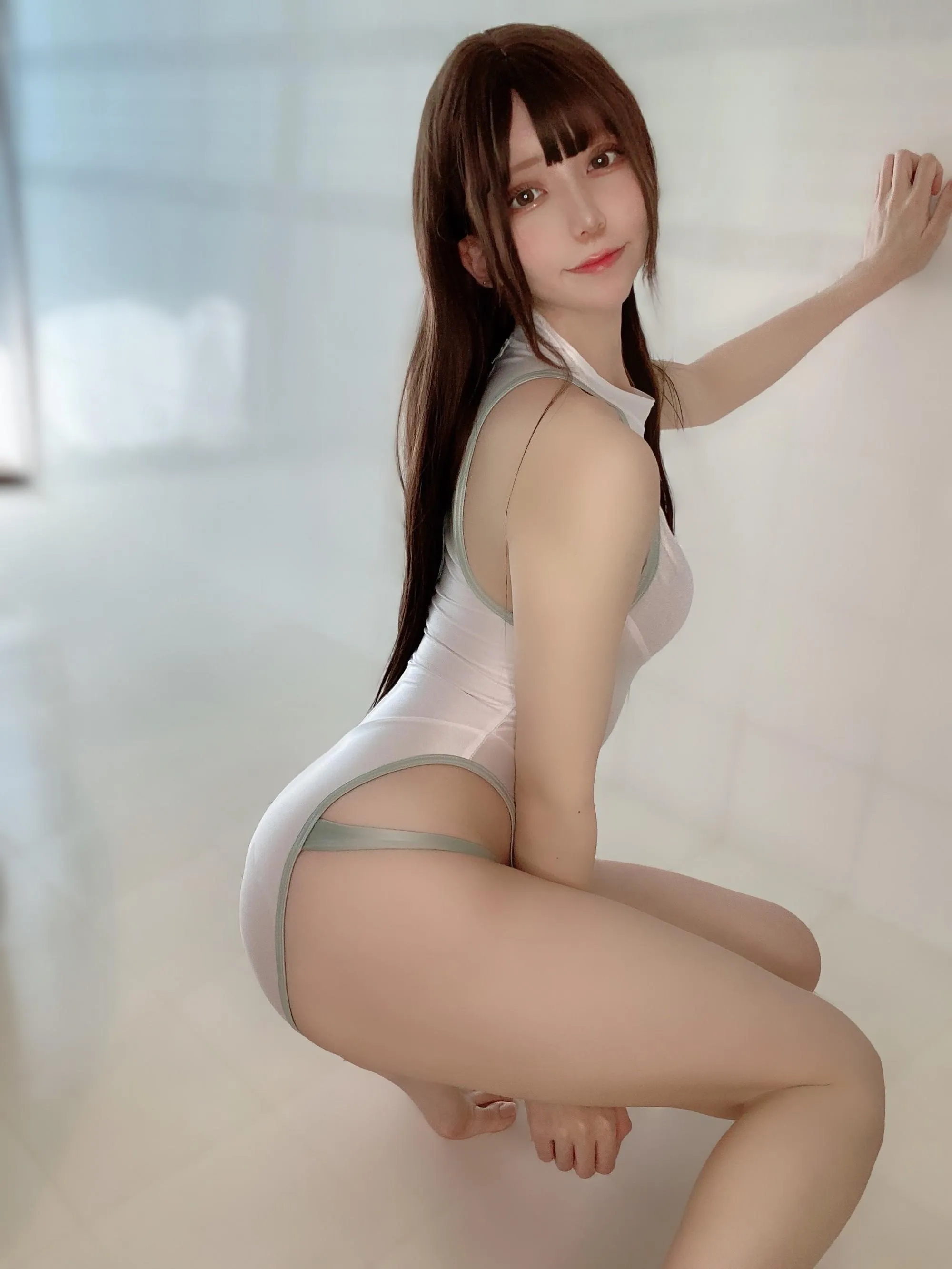 かさぎkasagi – NO.006 Fantia 2022-08月会员订阅-2022-08-30 初の競泳水着を着てみた [24P]插图5